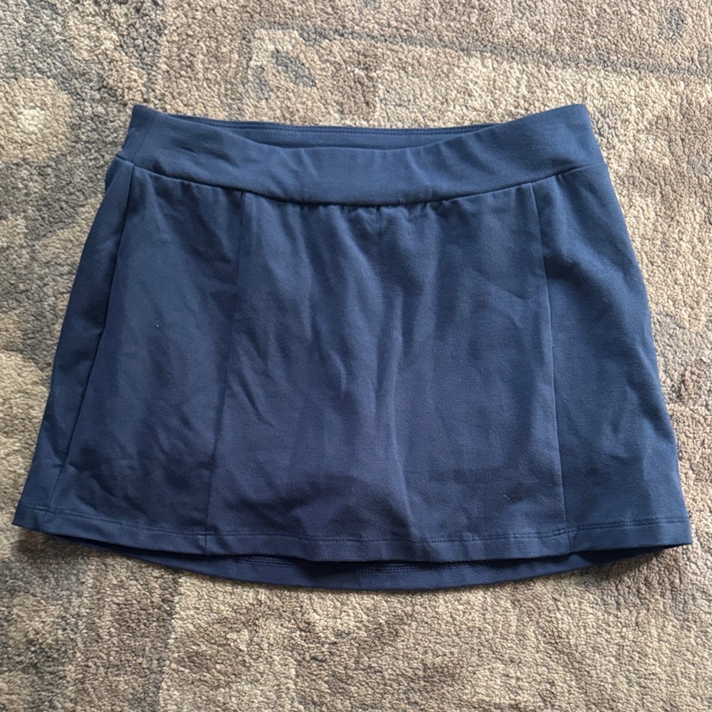 Art Class Navy Blue Mini Skirt